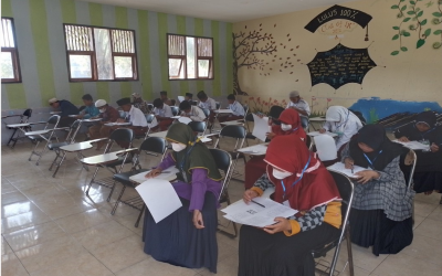 TES PPDB GELOMBANG 1 MTSs AL-MUHAJIRIN KOBA